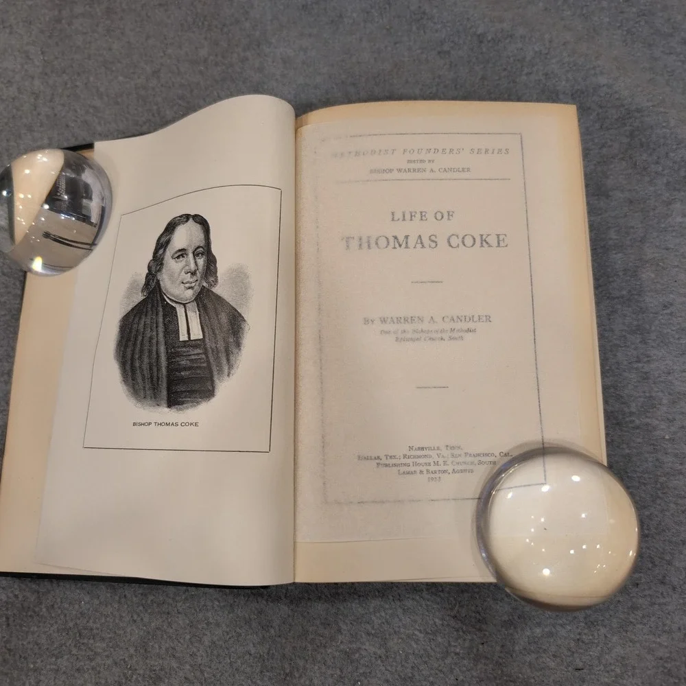 Life of Thomas Coke Warren Candler 1923 Methodist Founders Series Hardcover - Picture 2 of 5